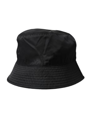 Gorra de Cubo Negra Sólida