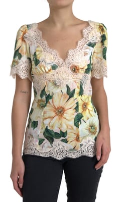 Blusa con Encaje Floral