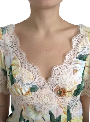 Blusa con Encaje Floral