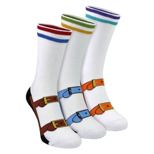 3 Pares de Calcetines de Hombre con Diseño de Sandalias | Idea de Regalo Divertida