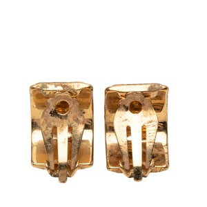 Pendientes de Clip de Cloisonné de Esmalte de Segunda Mano
