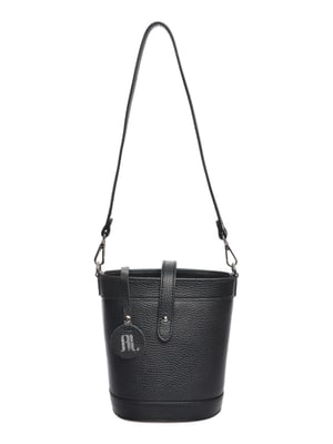 Anna Luchini Negro Bolso de cuero