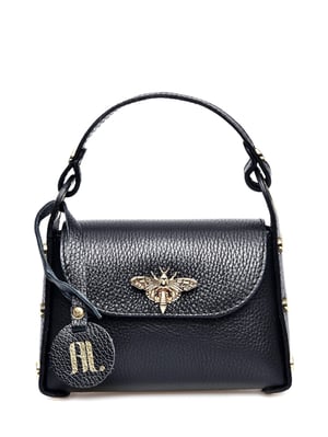 Anna Luchini Negro Bolso de cuero