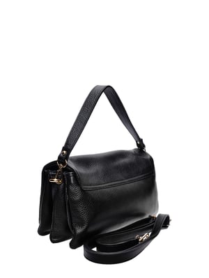 Isabella Rhea Negro Bolso de cuero