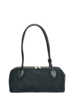 Anna Luchini Negro Bolso de cuero