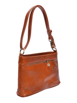 Luisa Vannini Brown Bolso de cuero