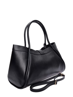 Luisa Vannini Negro Bolso de cuero