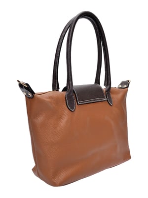 Anna Luchini Brown Bolso de cuero