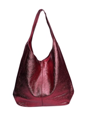 Luisa Vannini Rojo Bolso de cuero