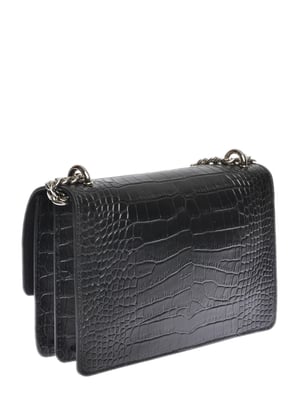 Luisa Vannini Negro Bolso de cuero