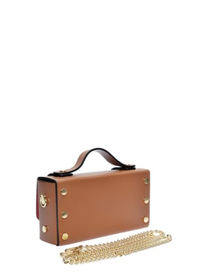 Isabella Rhea Brown Bolso de cuero