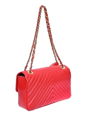 Roberta M Rojo Bolso de cuero