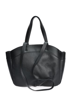 Anna Luchini Negro Bolso de cuero