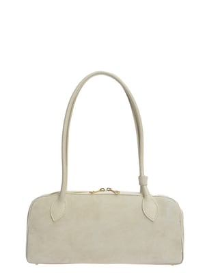 Anna Luchini Beige Bolso de cuero