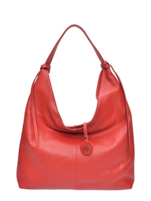 Roberta M Rojo Bolso de cuero