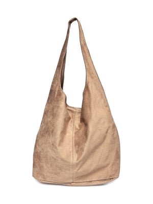 Anna Luchini Beige Bolso de cuero