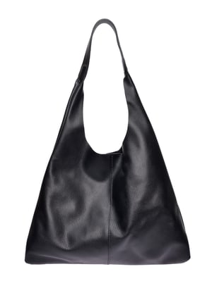 Luisa Vannini Negro Bolso de cuero