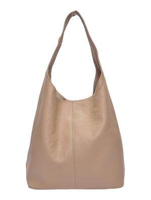 Roberta M Beige Bolso de cuero