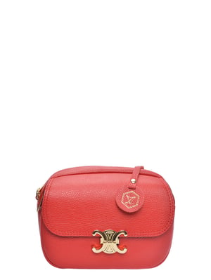 Luisa Vannini Rojo Bolso de cuero