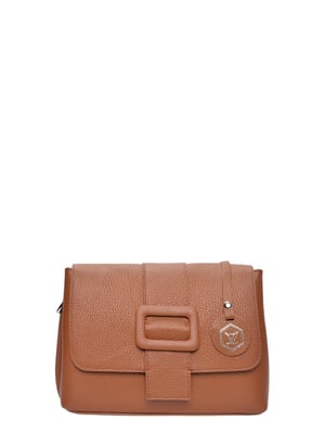 Luisa Vannini Brown Bolso de cuero