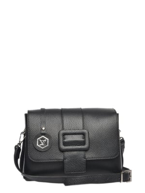 Luisa Vannini Negro Bolso de cuero