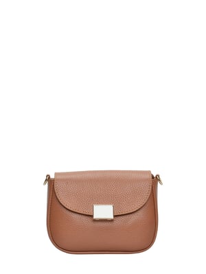 Anna Luchini Brown Bolso de cuero
