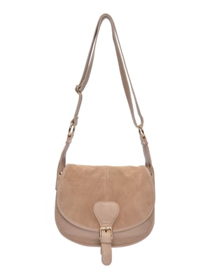 Luisa Vannini Beige Bolso de cuero