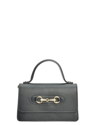 Isabella Rhea Negro Bolso de cuero