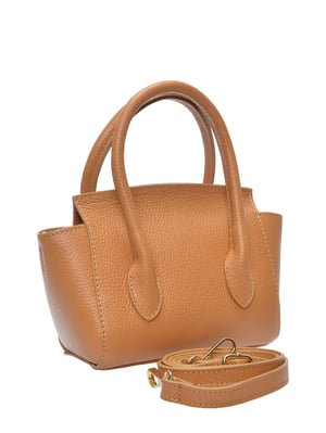 Anna Luchini Brown Bolso de cuero