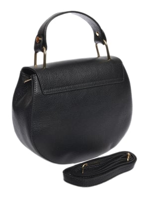 Luisa Vannini Negro Bolso de cuero