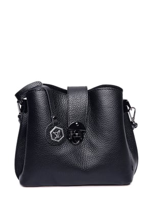Luisa Vannini Negro Bolso de cuero
