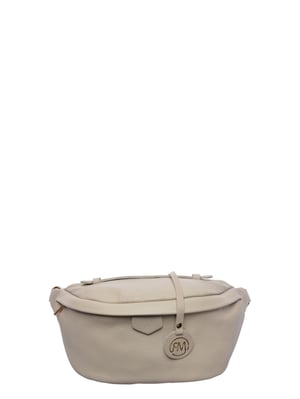 Roberta M Beige Bolso de cuero