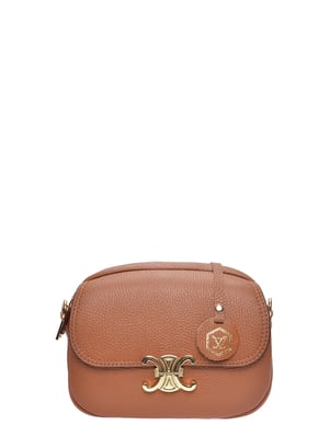 Luisa Vannini Brown Bolso de cuero