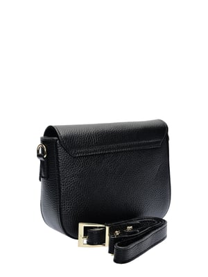 Anna Luchini Negro Bolso de cuero