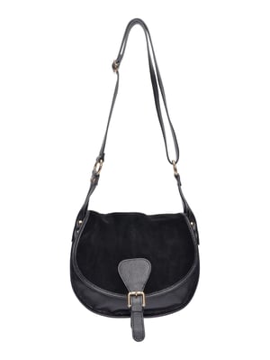 Luisa Vannini Negro Bolso de cuero