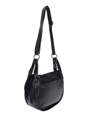 Luisa Vannini Negro Bolso de cuero