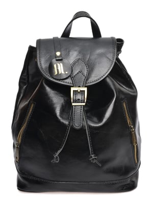 Anna Luchini Negro Bolso de cuero