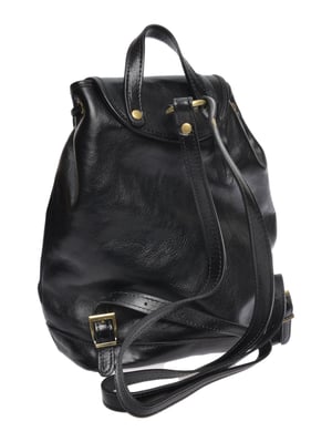 Anna Luchini Negro Bolso de cuero