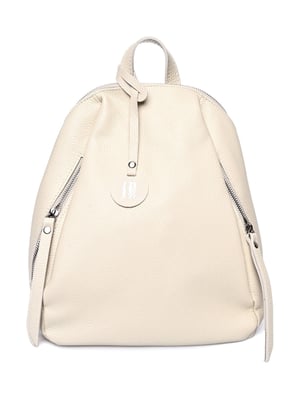 Anna Luchini Beige Bolso de cuero