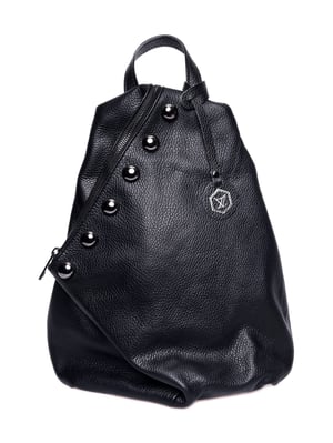 Luisa Vannini Negro Bolso de cuero