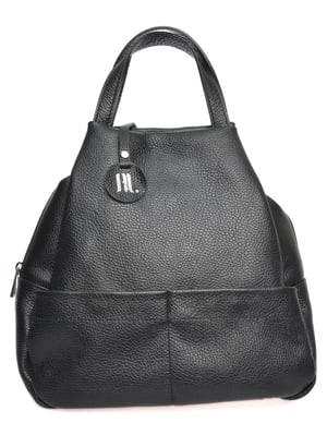 Anna Luchini Negro Bolso de cuero
