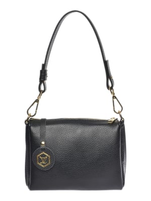 Luisa Vannini Negro Bolso de cuero