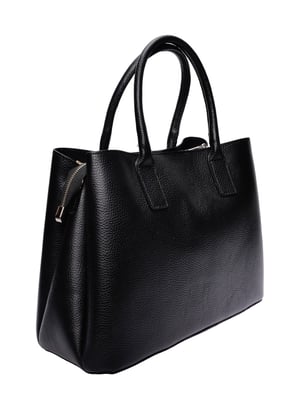 Anna Luchini Negro Bolso de cuero