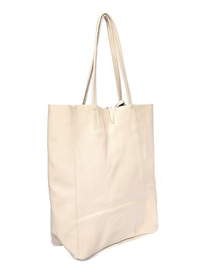 Roberta M Beige Bolso de cuero