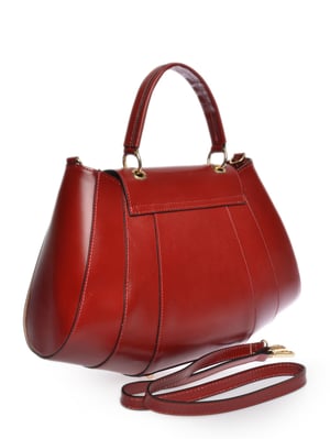 Isabella Rhea Rojo Bolso de cuero