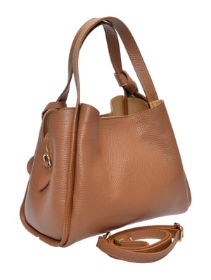 Anna Luchini Brown Bolso de cuero
