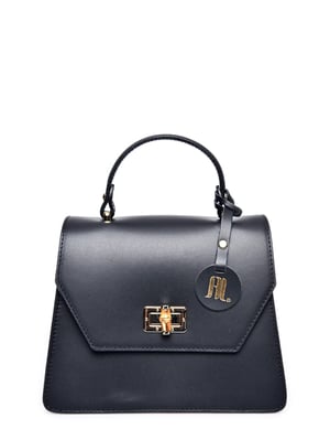 Anna Luchini Negro Bolso de cuero