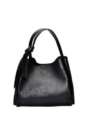 Anna Luchini Negro Bolso de cuero