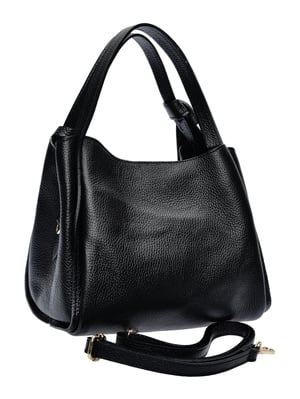 Anna Luchini Negro Bolso de cuero