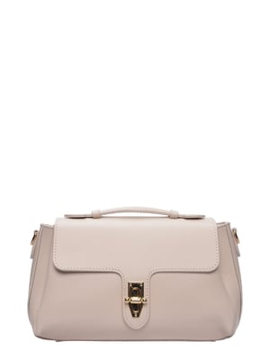 Roberta M Beige Bolso de cuero